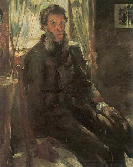 Lovis Corinth Portrat des Ohm Friedrich Corinth